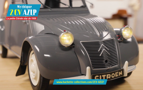 Voiture Citroën 2CV, maquette à construire en bois (3 modèles