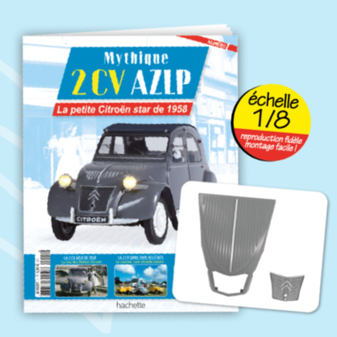 collection Hachette 2CV AZLP Citron maquette  construire