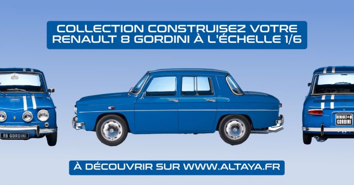 Altaya Renault 8 Gordini maquette  construire