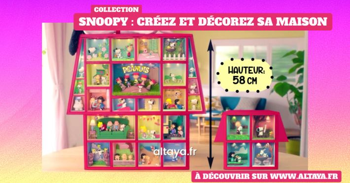 Altaya Snoopy crez et dcorez sa maison