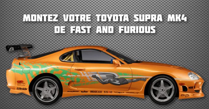 Altaya maquette Toyota Supra MK IV de Fast and Furious