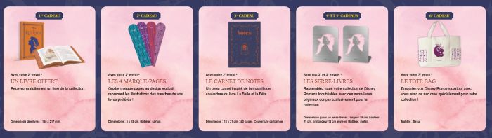 Cadeaux avec la collection Hachette Disney Romans