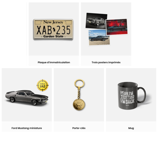Cadeaux de la collection Altaya voiture John Wick