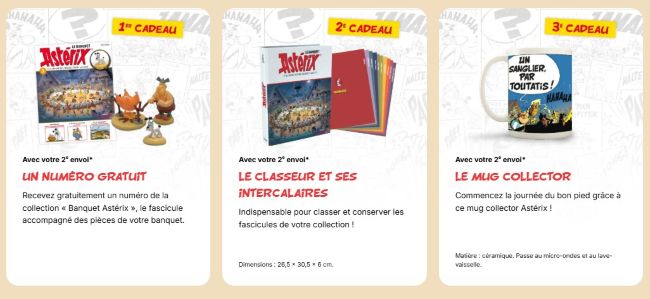 cadeaux Collection Hachette Banquet Ast�rix