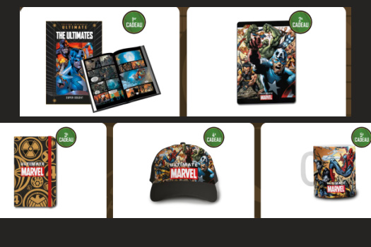 Cadeaux de la collection Marvel Ultimate Hachette