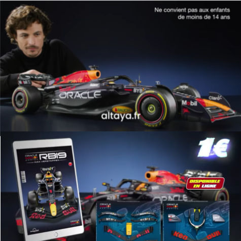 Premier numro de la maquette F1 Oracle Red Bull Racing RB19 Altaya