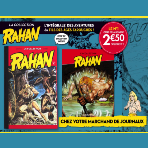 Dtail du numro 1 de la collection rahan (vu sur collection-rahan.com)