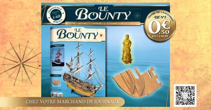 Collection maquette bateau le Bounty  monter - www.collection-bateau-bounty.com