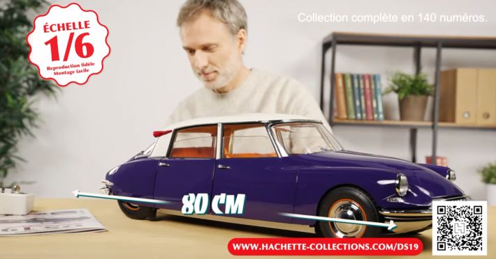 Hachette collection maquette Citroen DS19  construire