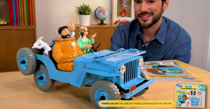 Collection maquette Tintin Jeep d'Objectif Lune