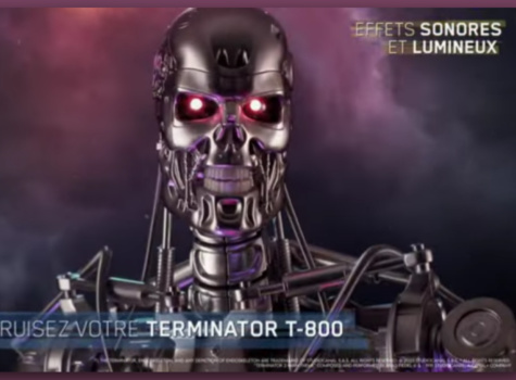 Effets lumineux re la maquette de terminator collection Hachette