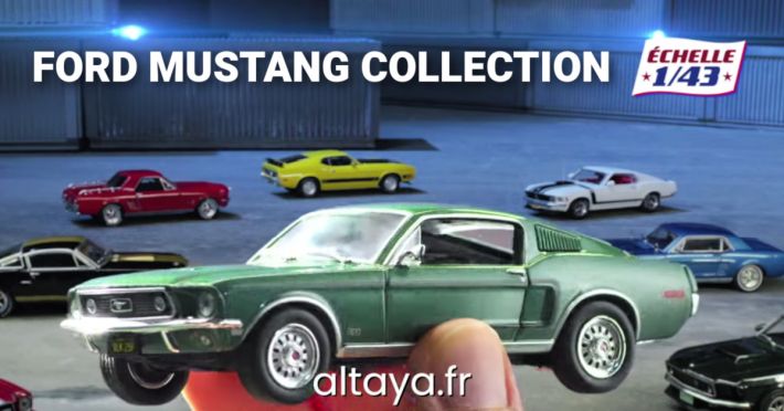 Altaya Ford Mustang collection voitures miniatures échelle 1 43