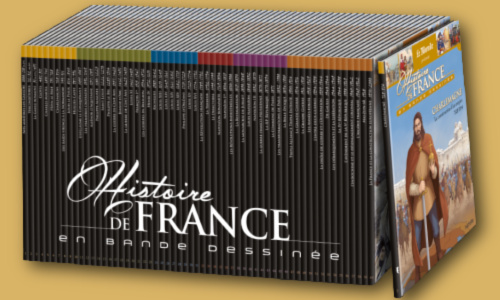 Frise de la BD Hachette Collection Histoire de France 