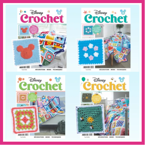 Les premiers numéros de la collection Disney Crochet Hachette