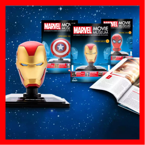 Colelction Marvel Movie Museum Altaya  casques et armes des films Marvel