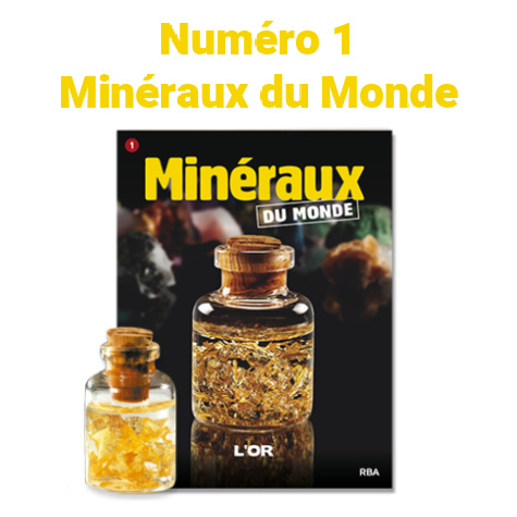 Numro 1 collection Minraux du Monde Or 22 carats