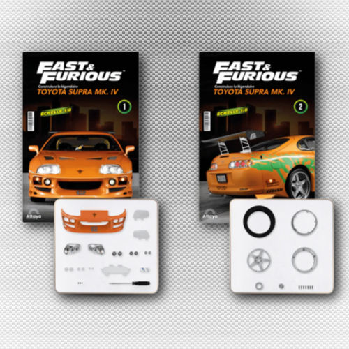 Contenu des numros 1 et 2 de la collection Fast and fuious Toyoto Altaya