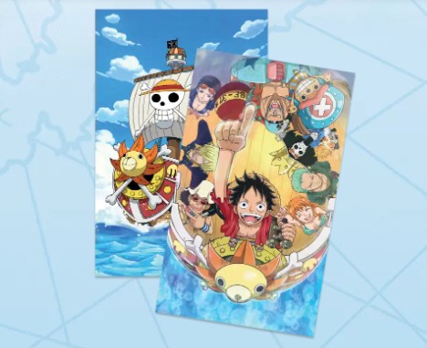 Poster offert avec collection one piece Thousand Sunny