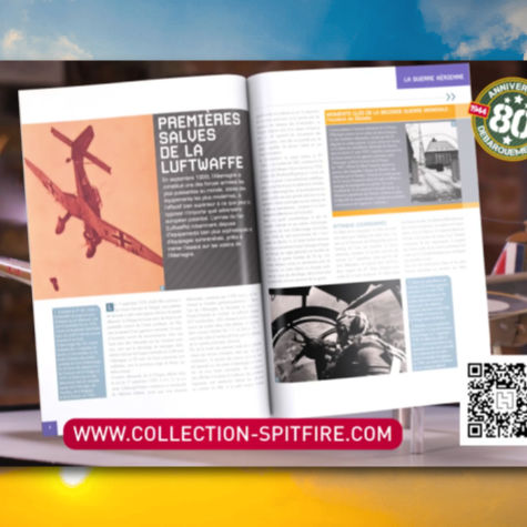 Vu intrieur du livret de la collection Spitfire Hachette