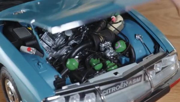 vue maquette citroen SM