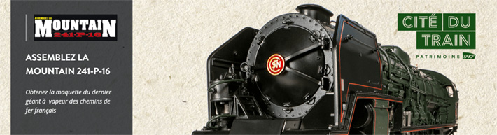 Altaya maquette locomotive Mountain 241-P-16