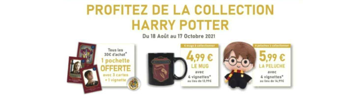 Collection vignettes Harry Potter Auchan