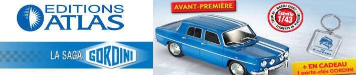 Collection miniature la Saga Gordini Renault 1/43 Editions Atlas