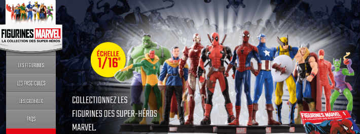 www.panini.fr/figurines-marvel - Collection figurines Marvel Panini